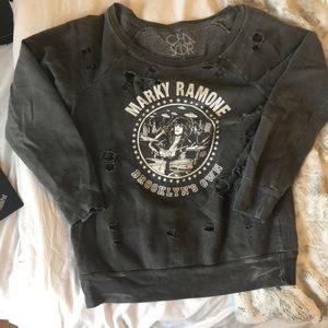 CHASER ripped Marky Ramon’s “vintage” sweatshirt